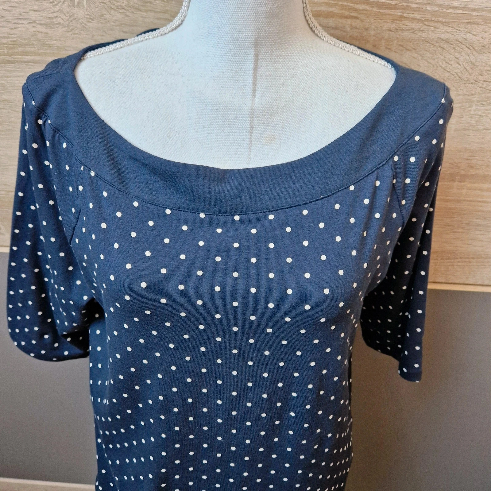 Blusa con lunares de mangas 3/4 Cache Cache Talla 4 – photo 2